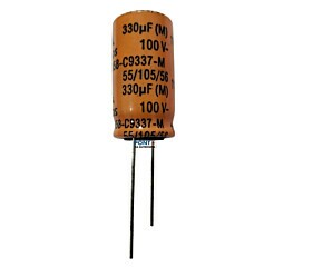 Capacitor Eletrolítico 330uF x 100V