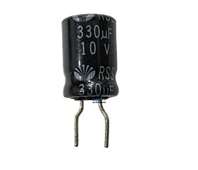 Capacitor Eletrolítico 330uF x 10V