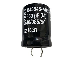 Capacitor Eletrolitico 330uF x 250V RD 85º Snapin Epcos