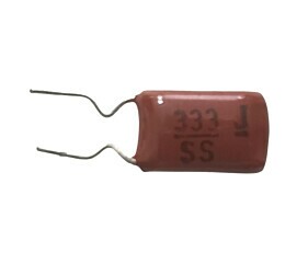 Capacitor Poliéster 33K X 50V = 333J Marron 