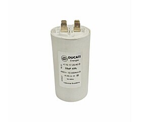 Capacitor Polipropileno 35uF x 440/450Vac 50/60Hz Plástico Faston Epcos