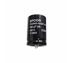 Capacitor Eletrolítico 390uF x 400V RD 85° Snapin B43845AS9397-M7 1