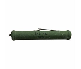 Resistor 3K3 10W 5% Axial Verde 1