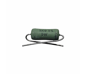 Resistor 3K9 5W 5% Axial Verde 1