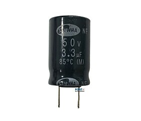Capacitor Eletrolítico 3,3uF x 50V