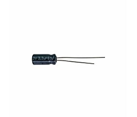 Capacitor Eletrolítico 3,3uF x 63V RD 85º Ssl 1