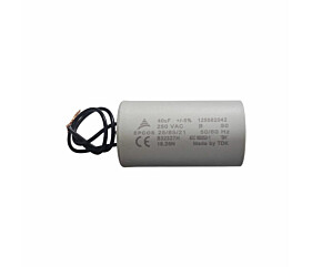 Capacitor Polipropileno 40uF x 250Vac 50/60Hz Plástico Fio Epcos