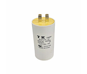 Capacitor de Partida 40uF x 450Vac 50/60Hz Plástico Faston CBB60 TK