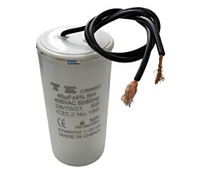 Capacitor Polipropileno 40uF x 400Vac 50/60Hz CBB60 TK