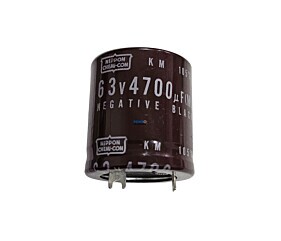 Capacitor Eletrolítico 4700uF x 63V RD 105º Snapin Nippon