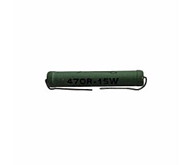 Resistor 470R 15W 10% Verde Fe-ad 1