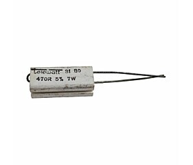 Resistor 470R 7W 5% Axial Porcelana