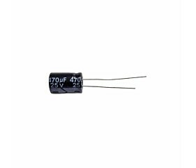 Capacitor Eletrolítico 470uF x 25V RD 105º Secon 1