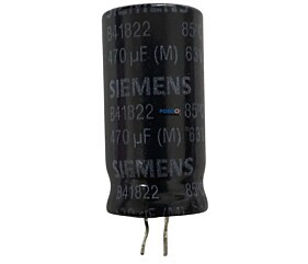 Capacitor Eletrolitico 470uf X 63V RD 85° Pre Cortado Siemens