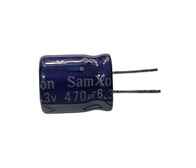 Capacitor Eletrolítico 470 X 6,3V Rd 85º 