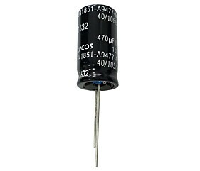 Capacitor Eletrolítico 470uF x 100V