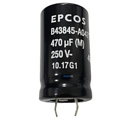 Capacitor Eletrolitico 470uF x 250V