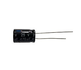 Capacitor Eletrolítico 470uF x 25V