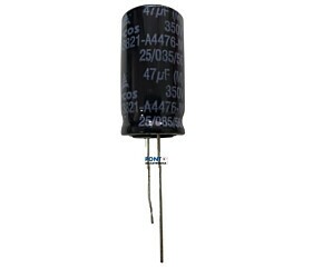 Capacitor Eletrolitico 47uF X 350V RD 85º Epcos 