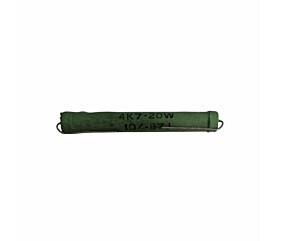 Resistor 4K7 20W 10% Axial Porcelana 1