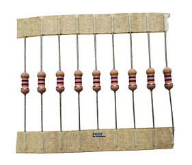 Resistor 4K7 1/4W 5% Kit 100pçs