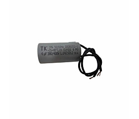 Capacitor de Partida 4uF x 380/400Vac 50/60Hz Plástico Fio TK