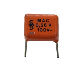 Capacitor Poliester 560K X 100V = MAC 0,56K 100V