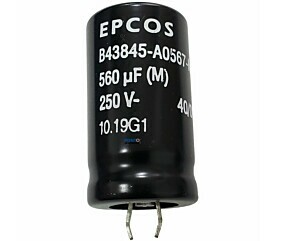 Capacitor Eletrolítico 560uF x 250V RD 85º Snapin Epcos