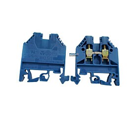 Terminal de Passagem WK 2.5 /U Blau Azul 57.503.0053.6 Wieland