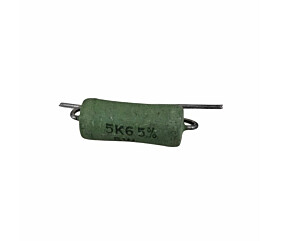 Resistor 5K6 5W 5% Axial Verde 1