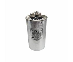 Capacitor Para Ar Condicionado 60+7.5uF x 440V 50/60Hz Alumínio Duplo CBB65 TK