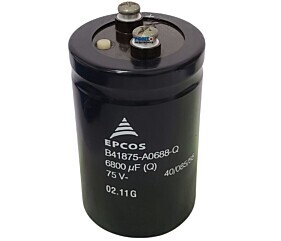 Capacitor Eletrolítico 6800UF X 75V RD 85º Giga Terminal Parafuso Epcos