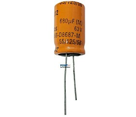 Capacitor Eletrolítico 680 X 63V RD 125º Epcos