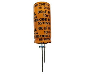 Capacitor Eletrolitico 680uF x 100V 105º Epcos