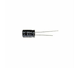Capacitor Eletrolítico 680uF x 6.3V RD 105º Topmay