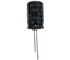 Capacitor Eletrolítico 68uF X 250V RD 105º Epcos