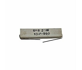 Resistor 6R8 20W 10% Axial Porcelana 1