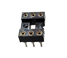 Soquete 6 Pinos Torneado