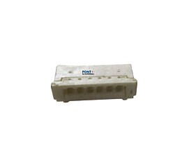 Conector 6Vias Femea Branco