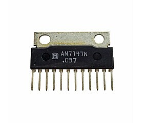 Circuito Integrado AN7147N Motorola amplificador de áudio estéreo 5,3W em encapsulamento SIP-12 para manutenção, reposição de rádios, gravadores, televisores e equipamentos eletrônicos.