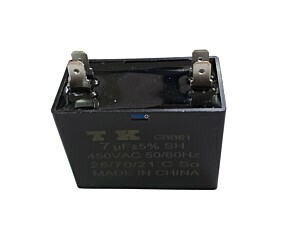 Capacitor Polipropileno 7uF x 450Vac 50/60Hz Faston CBB61 TK