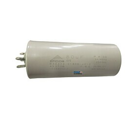 Capacitor Polipropileno 80uF x 250Vac 50/60Hz Plástico Faston Epcos