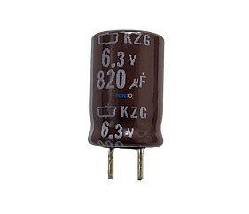 Capacitor Eletrolítico 820uF x 6,3V RD 105º 