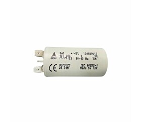 Capacitor de Partida 8uF x 400Vac 50/60Hz Plástico Faston Epcos