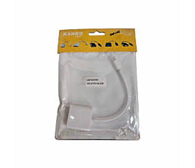 Adaptador Mini Displayport Vga 20CM Branco Kanko 1