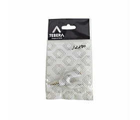 Adaptador P2 4C Para Áudio Branco Tebera 1