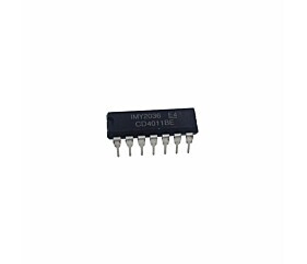 Circuito Integrado CD4011BE CMOS com 4 Portas NAND de 2 Entradas Encapsulamento DIP-14