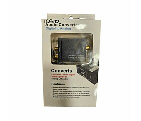 Conversor de Áudio Óptico Para Rca+P2 1