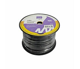 Cabo Instrumento Musical 1x0,20MM² 100M Preto Mxt 1
