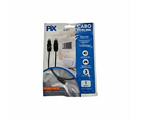 Cabo Toslink 1M Preto Pix 1